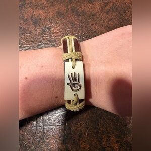 Boho Faux Leather Cord Bracelet